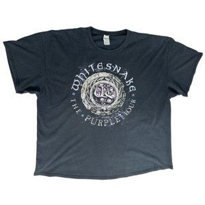 Whitesnake THE PURPLE TOUR 2015 T Shirt Black Tee Mens Size 3XL